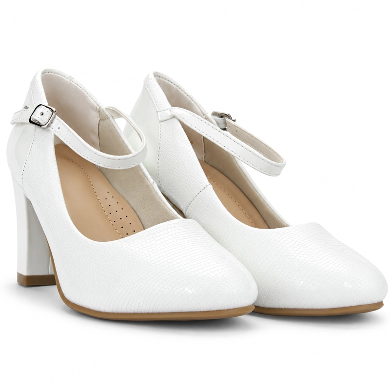 ZAPATO BLANCO MUJER CASUAL CHALADA COBNA - 5