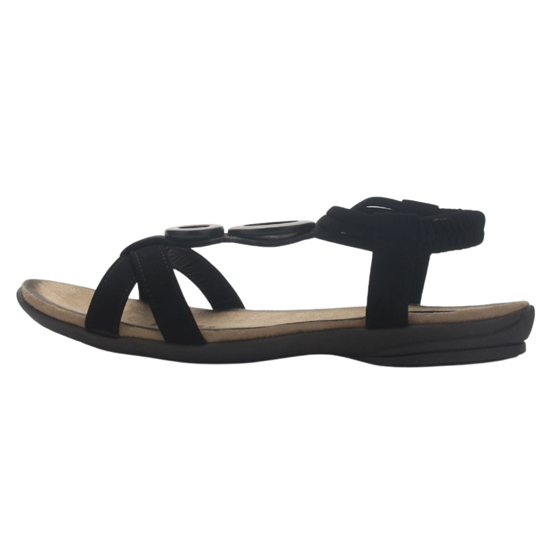 SANDALIA CHALADA MUJER ANATOMIC69 NEGRO MODA - 2