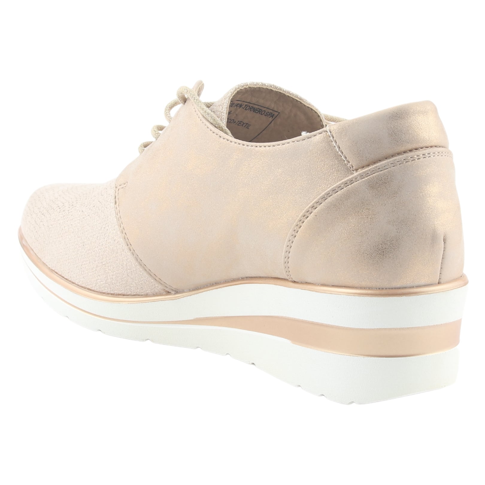 ZAPATO CHALADA MUJER ZLAT-5 DORADO CASUAL - 4