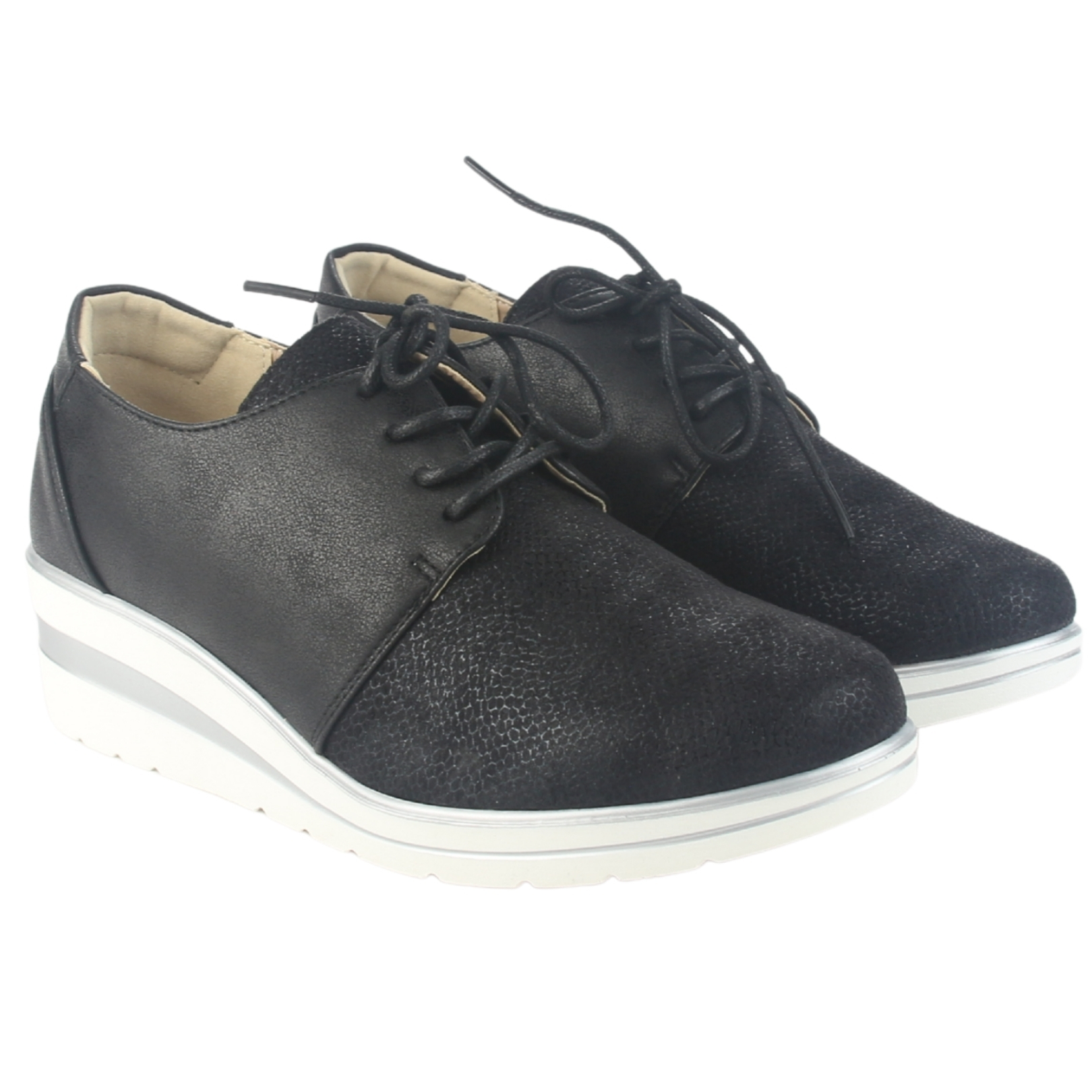 ZAPATOS MUJER CHALADA ZLAT-5 CASUAL NEGRO - 5