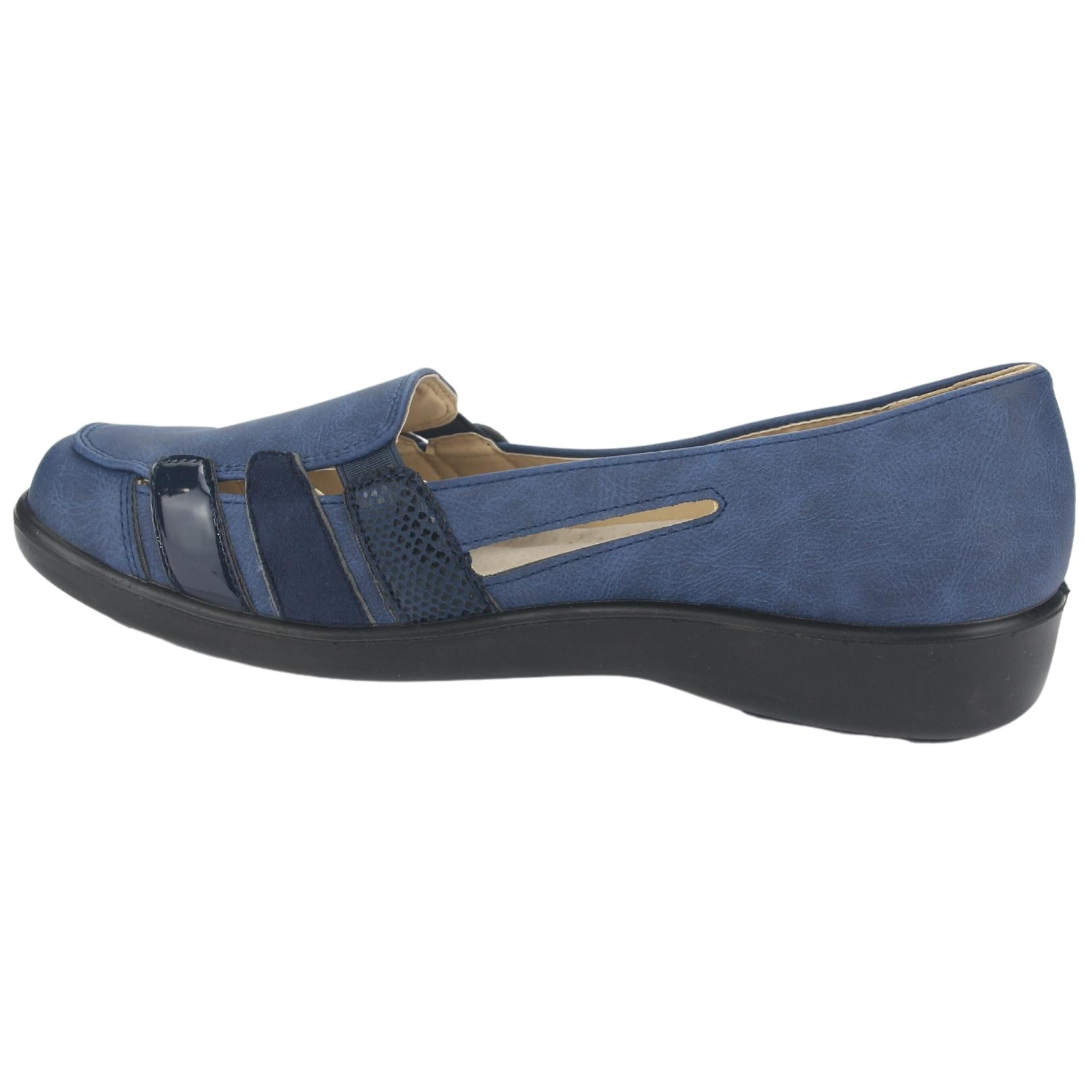 ZAPATO CHALADA MUJER DECO-2 AZUL COMFORT - 2
