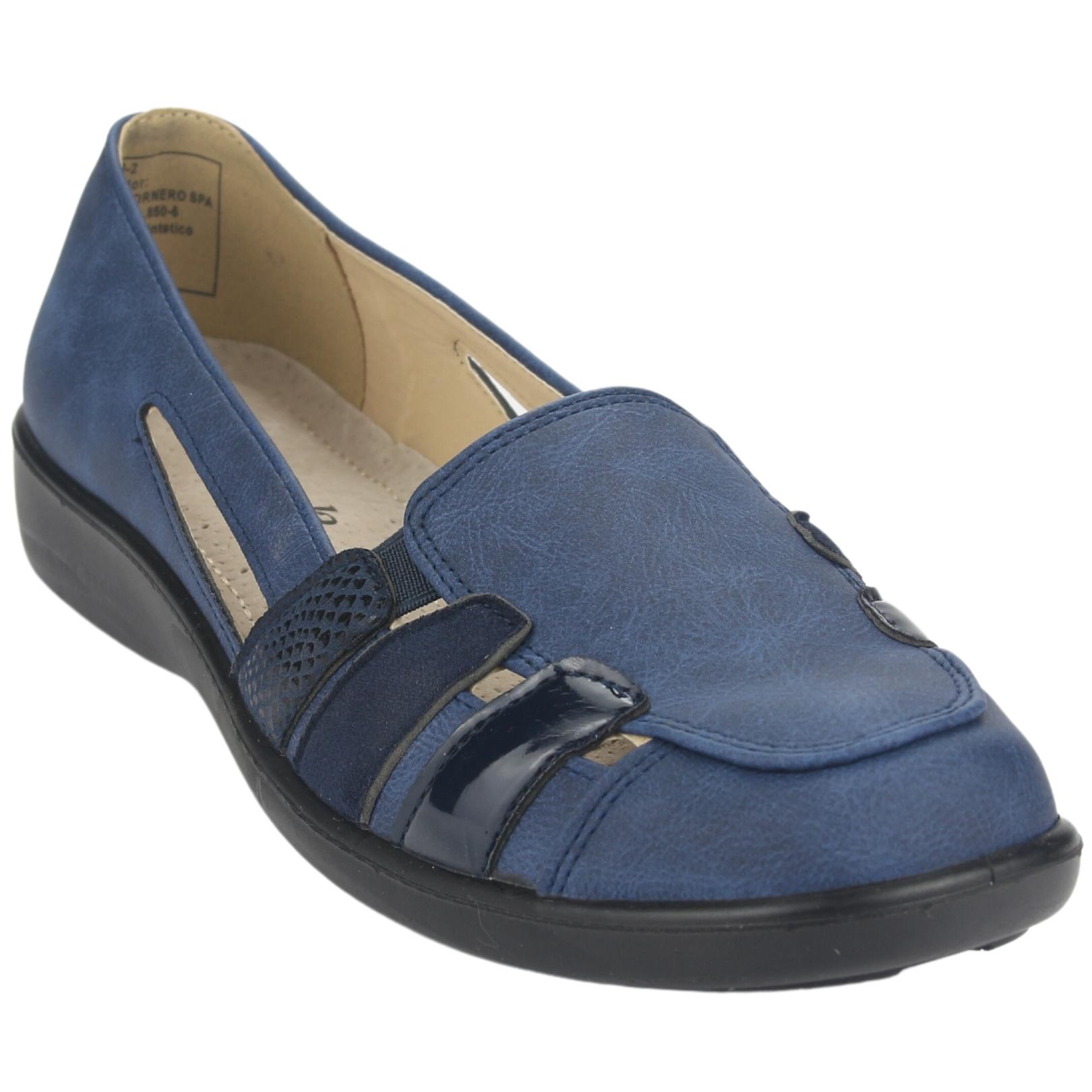 ZAPATO CHALADA MUJER DECO-2 AZUL COMFORT - 3
