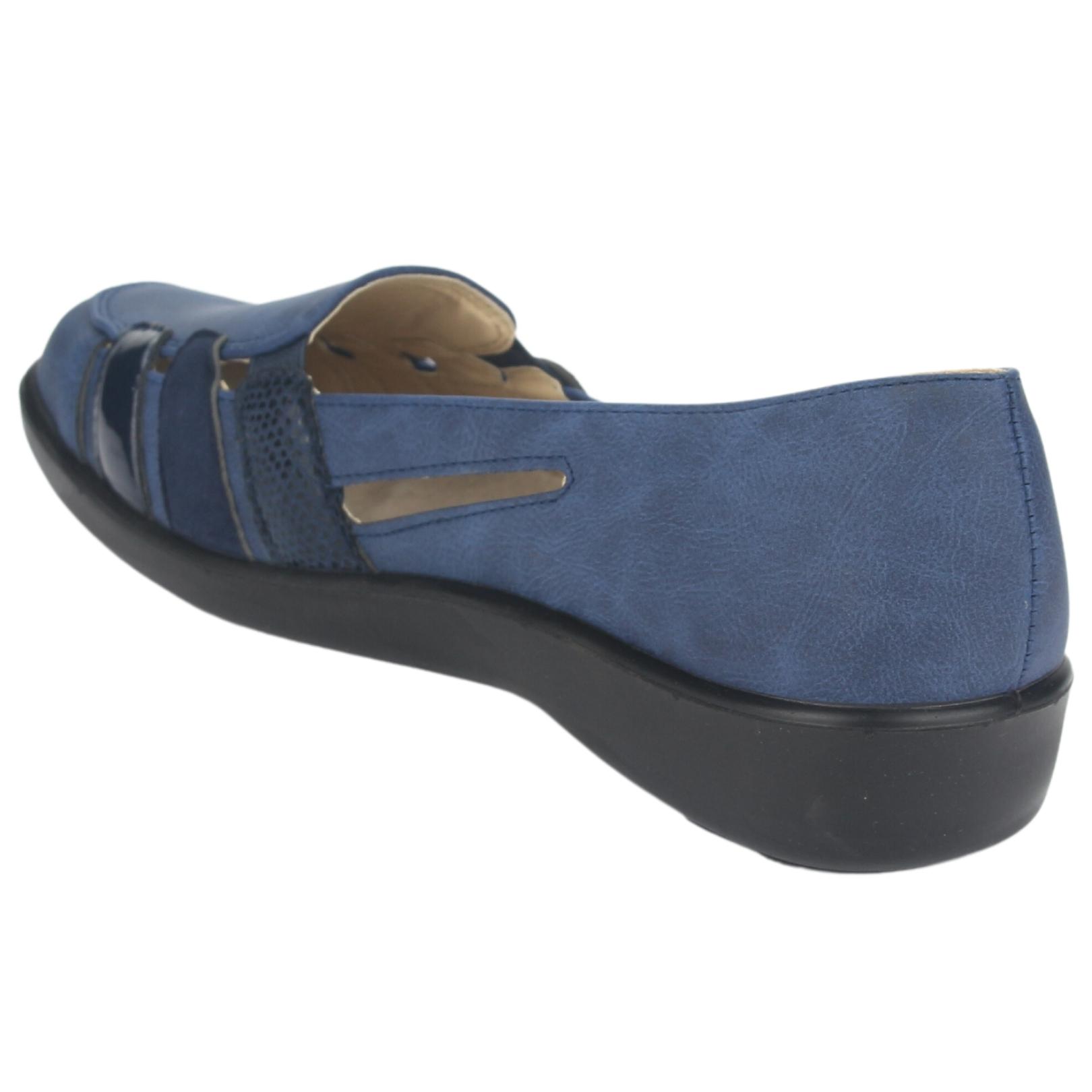 ZAPATO CHALADA MUJER DECO-2 AZUL COMFORT - 4