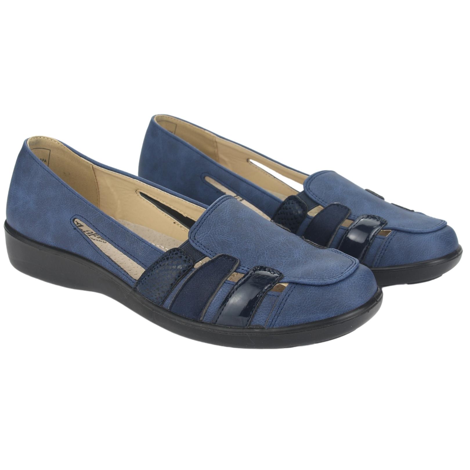 ZAPATO CHALADA MUJER DECO-2 AZUL COMFORT - 5