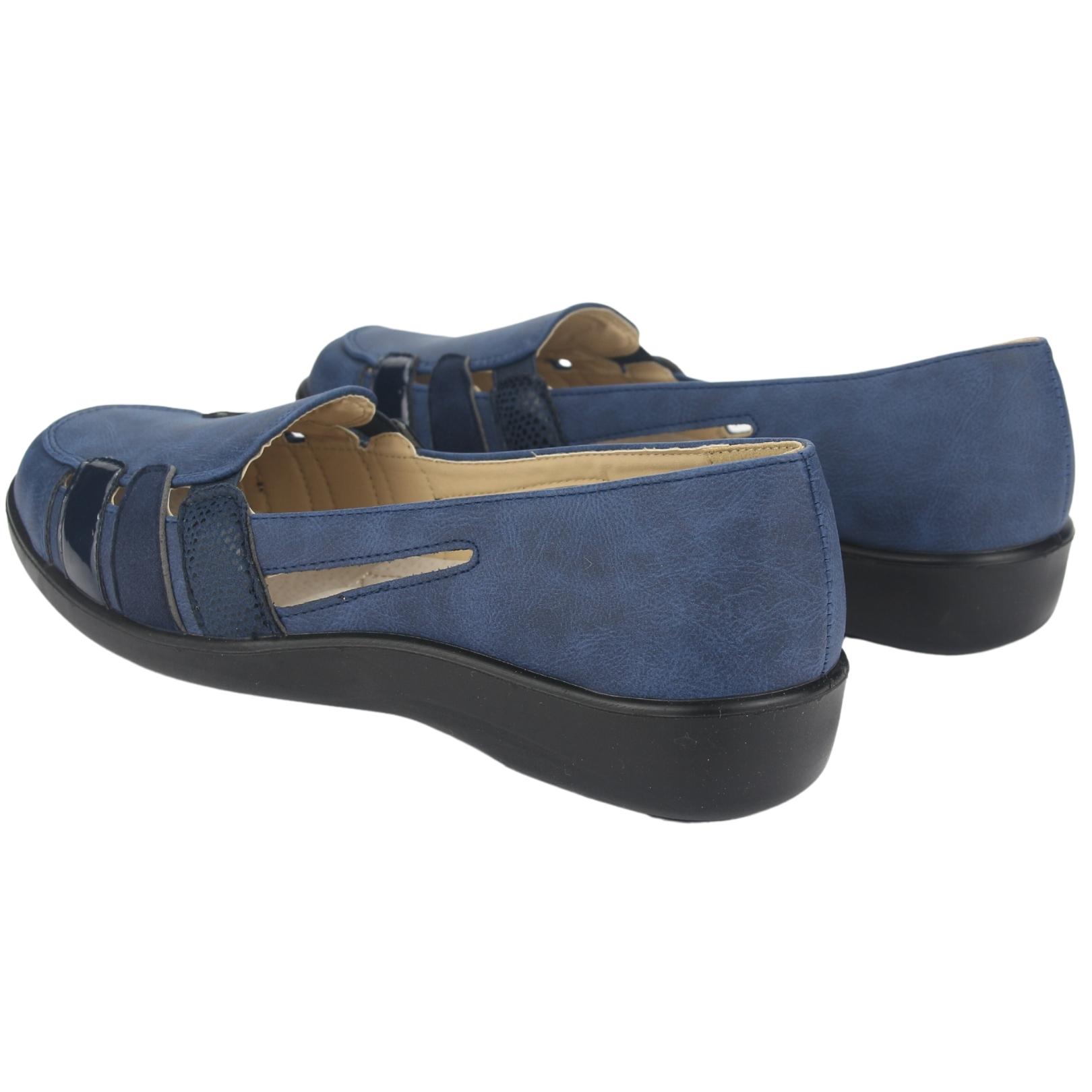 ZAPATO CHALADA MUJER DECO-2 AZUL COMFORT - 6