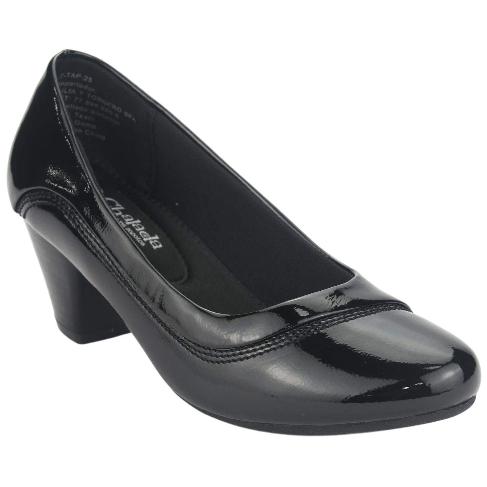 ZAPATO CHALADA MUJER TAP-25 V NEGRO CASUAL - 3