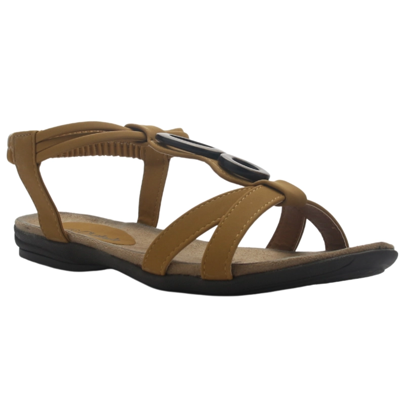 SANDALIAS MUJER CHALADA CAMEL ANATOMIC69 MODA - 3