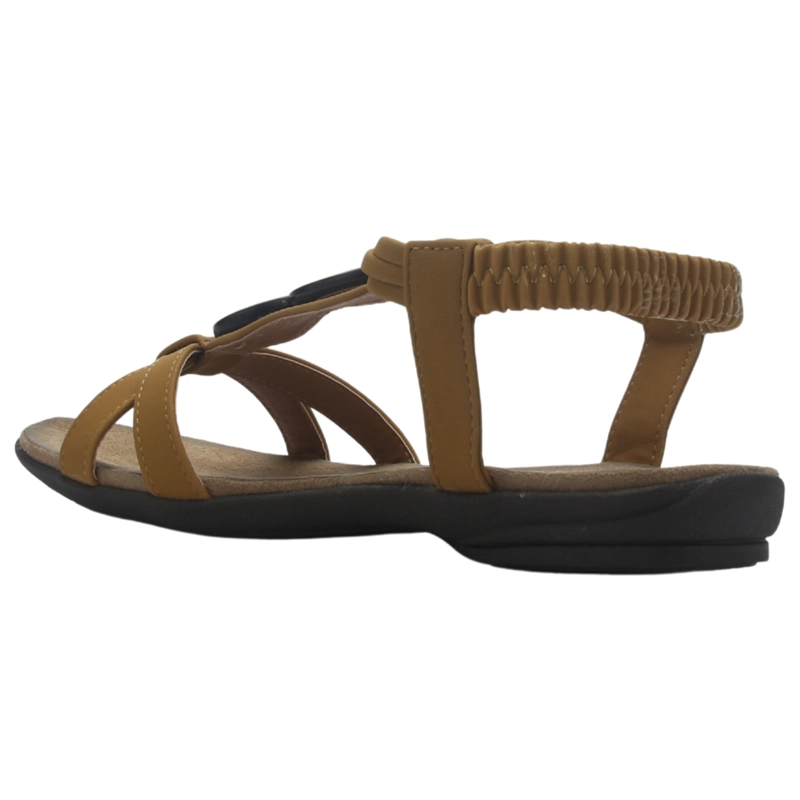 SANDALIAS MUJER CHALADA CAMEL ANATOMIC69 MODA - 4