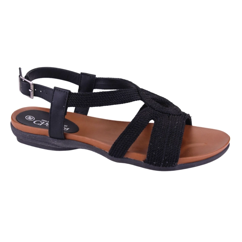 SANDALIAS MUJER CHALADA NEGRO ANATOMIC62 MODA - 1
