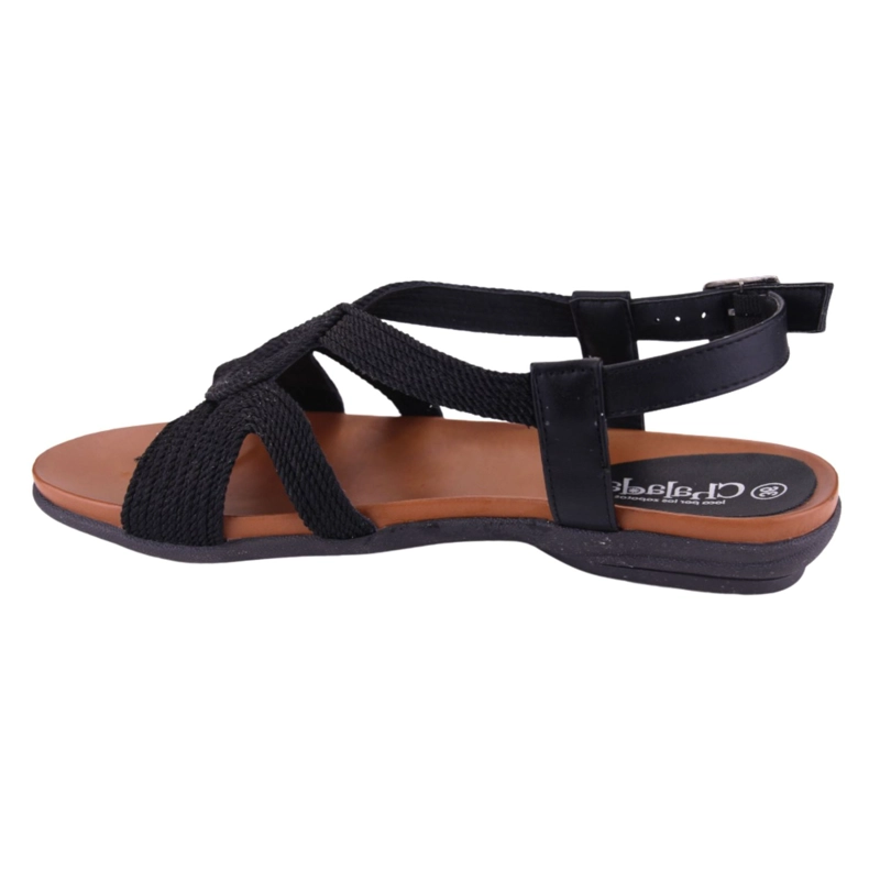 SANDALIAS MUJER CHALADA NEGRO ANATOMIC62 MODA - 2