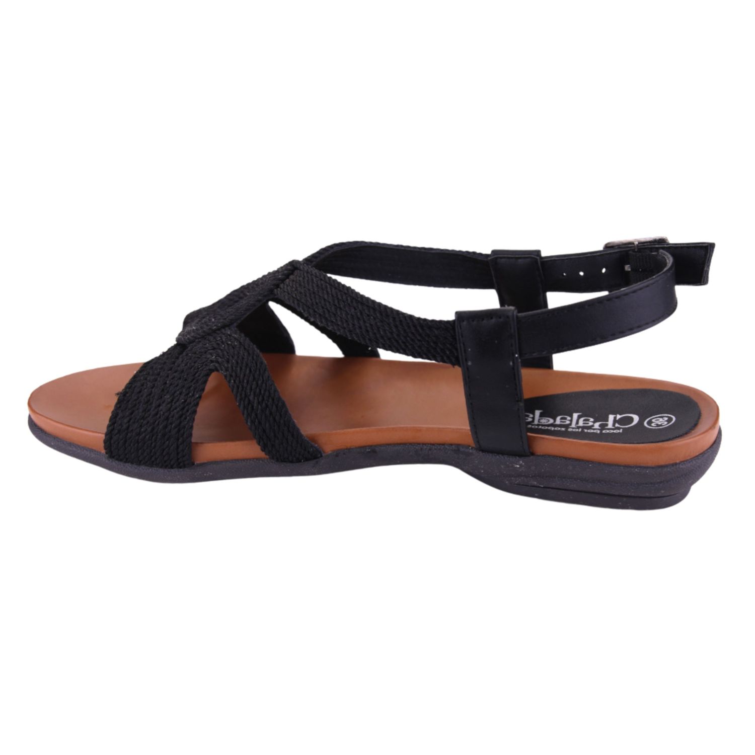 SANDALIA CHALADA MUJER ANATOMIC62 NEGRO MODA - 2