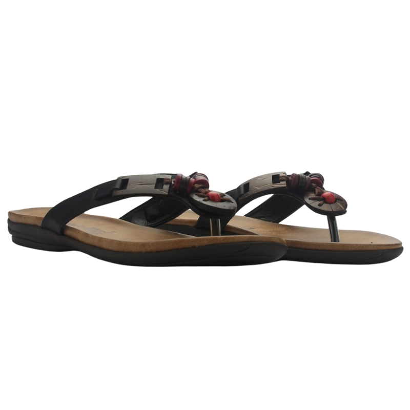 SANDALIAS MUJER CHALADA NEGRO ANATOMIC40 CASUAL - 5
