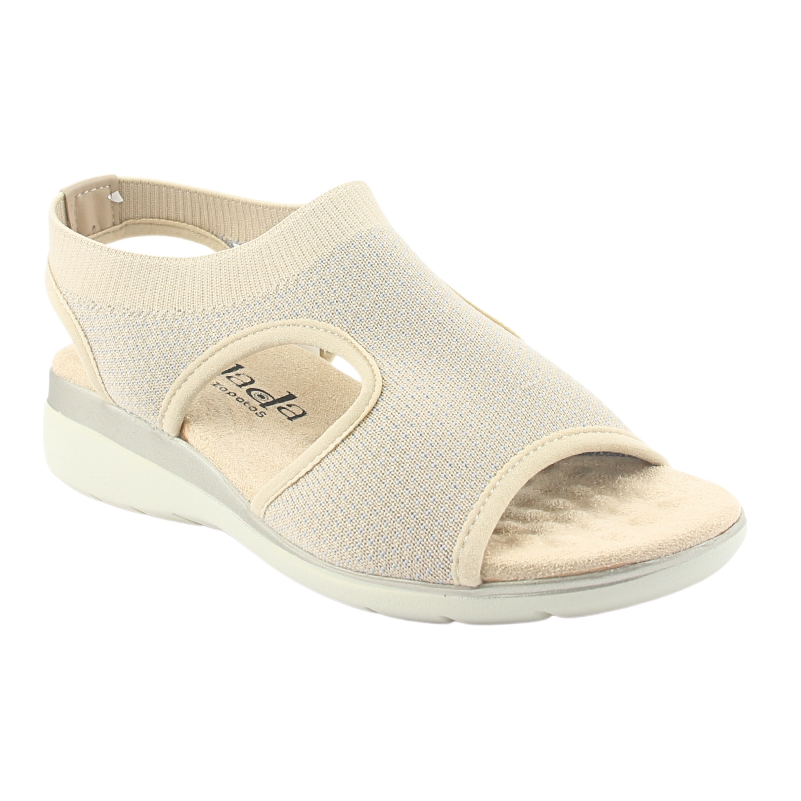 SANDALIAS MUJER CHALADA TEXTIL BEIGE FLORO-4 CASUAL - 4