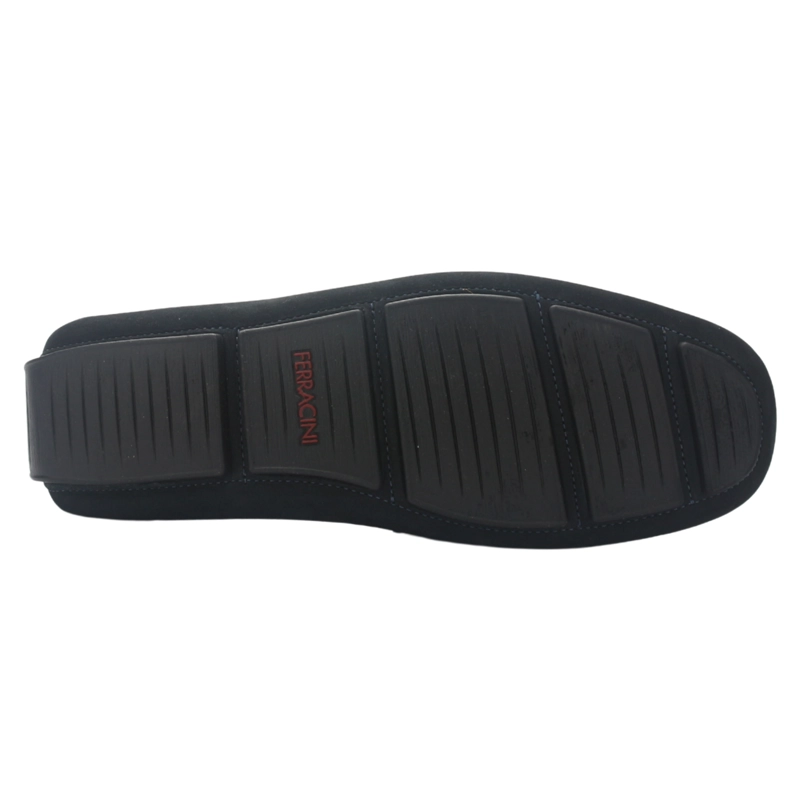 MOCASINES HOMBRE FERRACINI CUERO MALI 2774 AZUL URBANO - 6