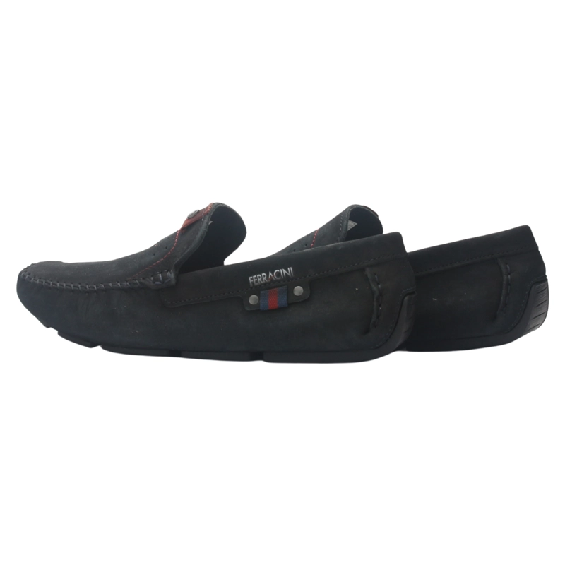 MOCASINES HOMBRE FERRACINI CUERO MALI 2774 AZUL URBANO - 8