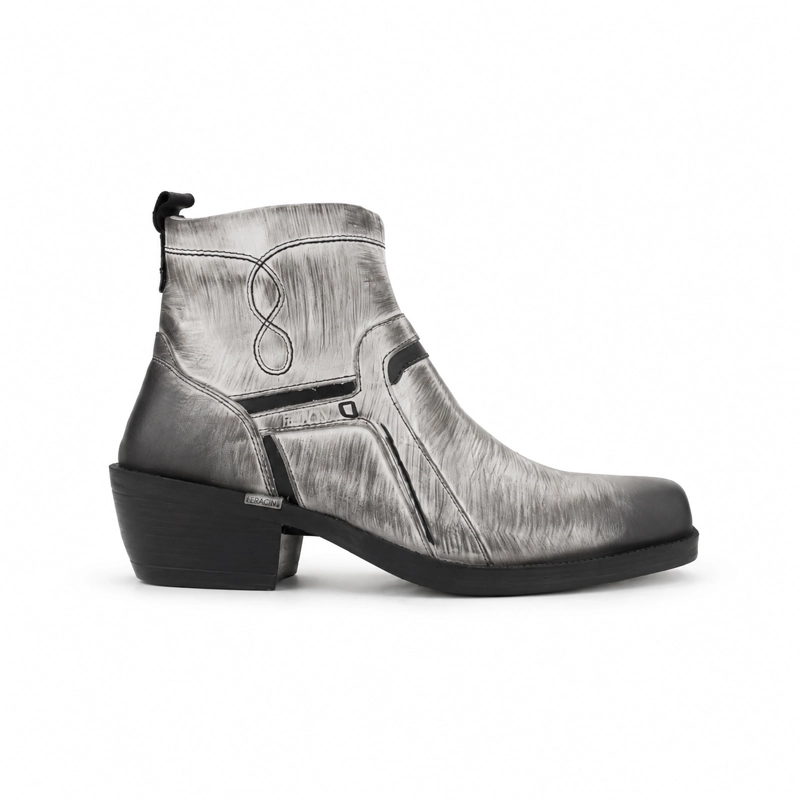 BOTIN FERRACINI HOMBRE 8986 NEW COUNTRY BLANCO/NEGRO CASUAL - 1