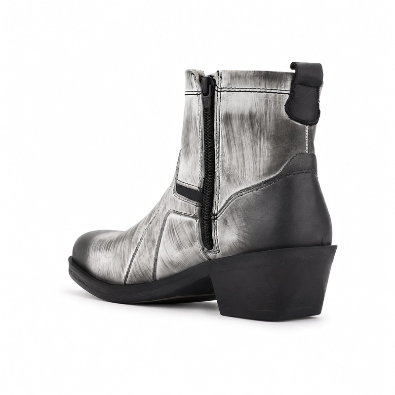 BOTIN FERRACINI HOMBRE 8986 NEW COUNTRY BLANCO/NEGRO CASUAL - 4