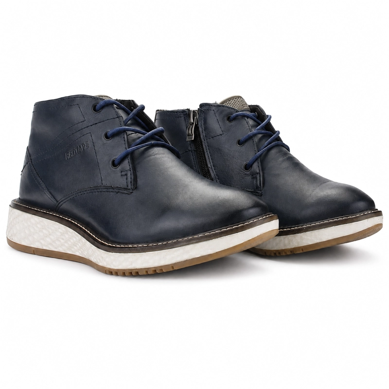 BOTIN FERRACINI HOMBRE 3300 PLAY AZUL MARINO CASUAL - 4