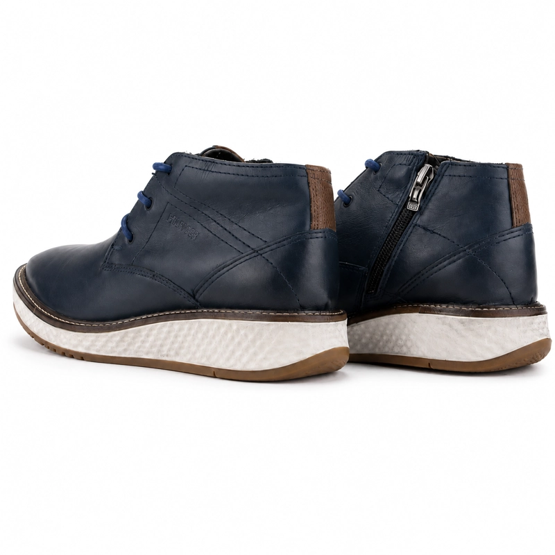 BOTIN FERRACINI HOMBRE 3300 PLAY AZUL MARINO CASUAL - 5