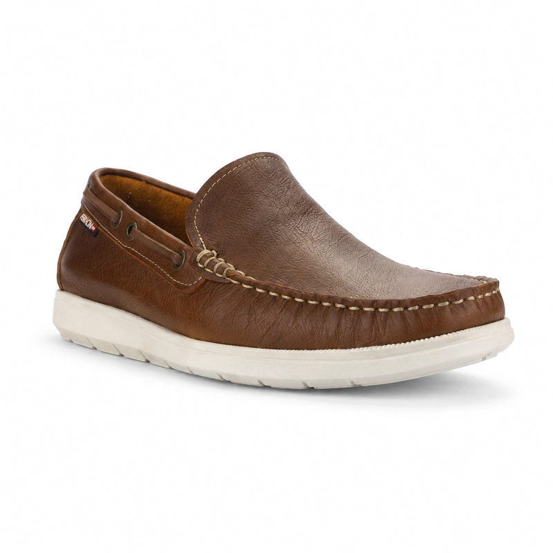 MOCASIN CAFE HOMBRE CASUAL FERRACINI 4951 - 3