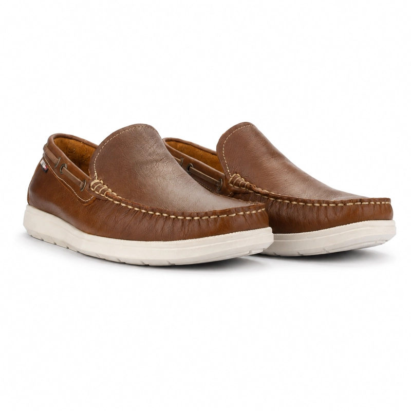 MOCASIN CAFE HOMBRE CASUAL FERRACINI 4951 - 7