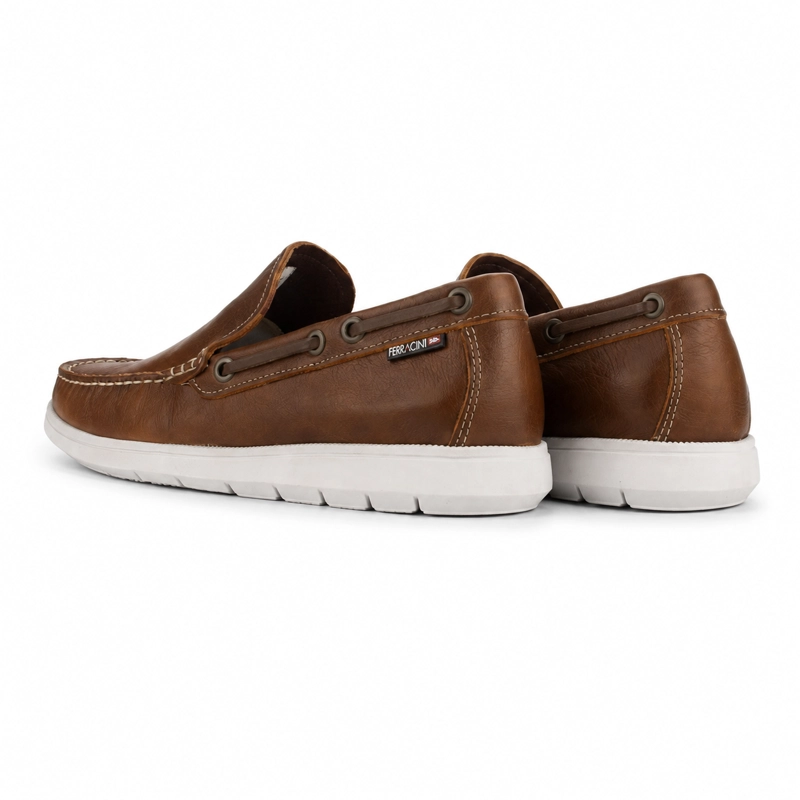 MOCASIN CAFE HOMBRE CASUAL FERRACINI 4951 - 8