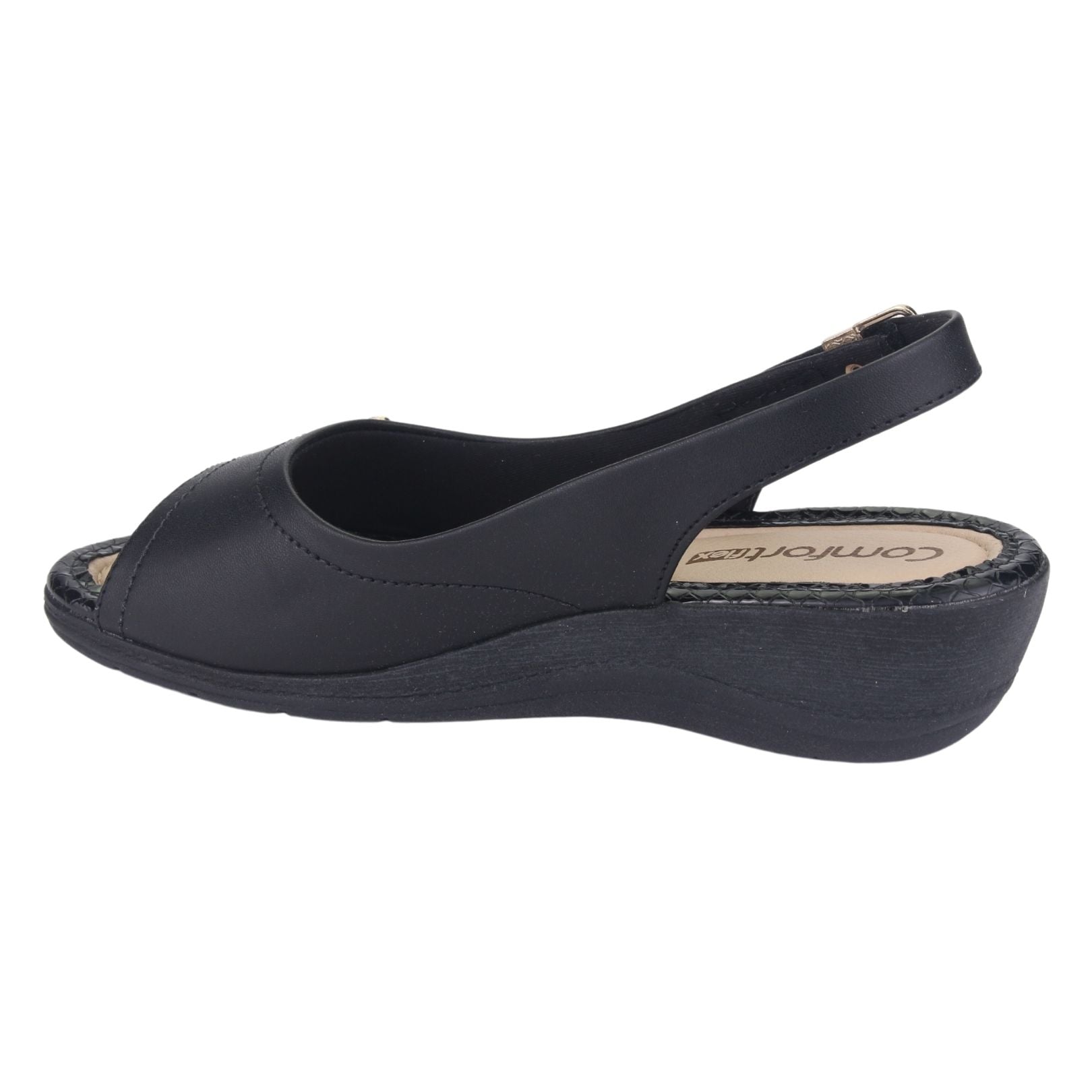 SANDALIAS MUJER COMFORTFLEX NEGRO 2296402 MODA - 4