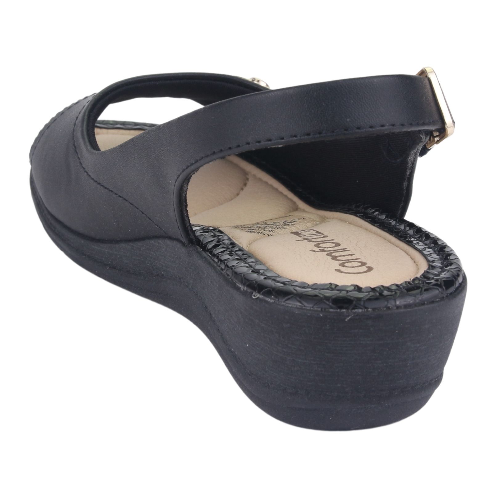 SANDALIAS MUJER COMFORTFLEX NEGRO 2296402 MODA - 6