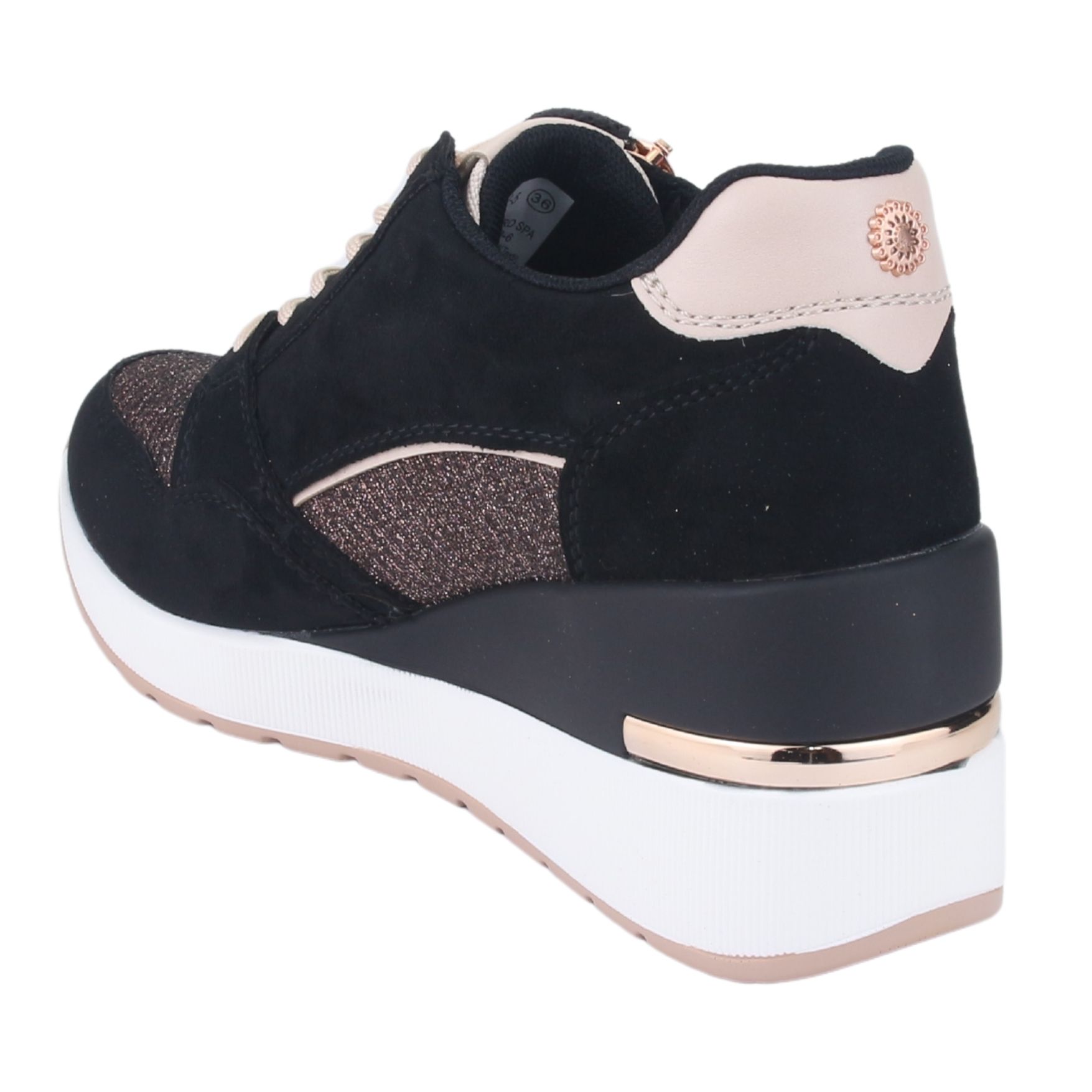 ZAPATILLAS MUJER CHALADA CASUALES NEGRO BOLDEN-5 - 4