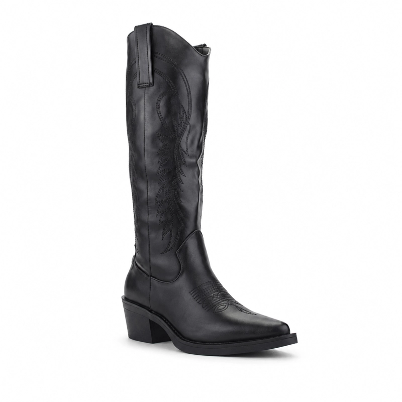 BOTA CHALADA MUJER WEST-20 NEGRO NEGRO CASUAL - 5