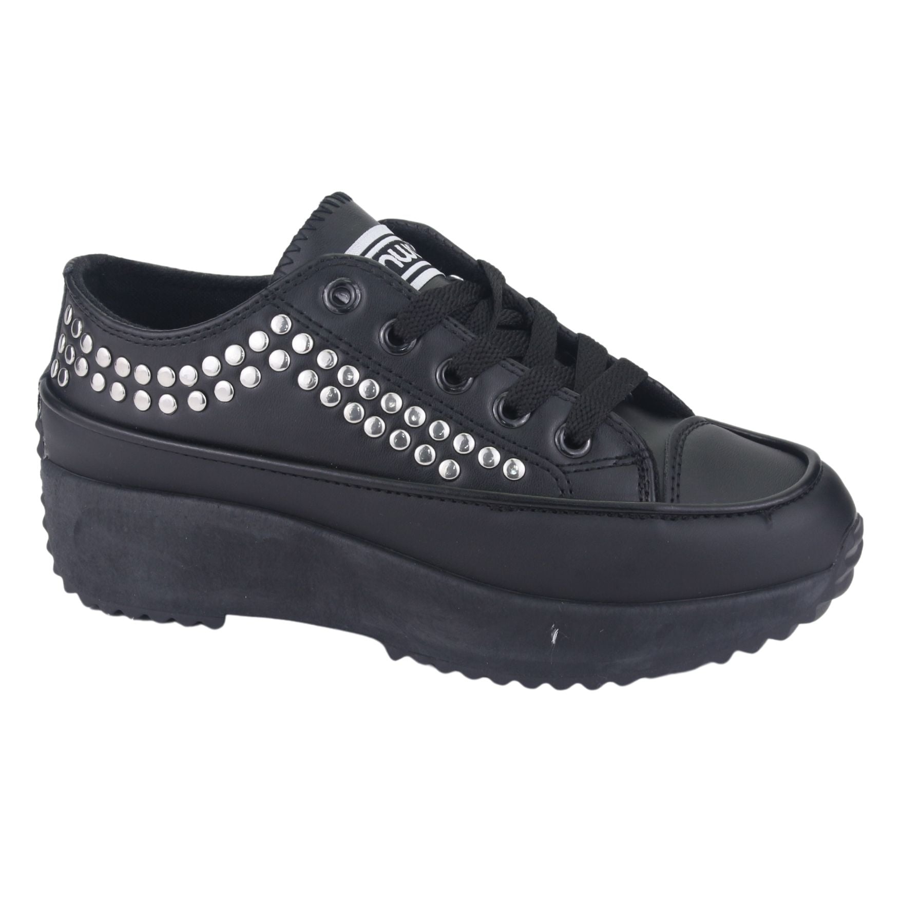 ZAPATILLAS MUJER FUNWAY CASUALES NEGRO BIGGERL-4 - 1