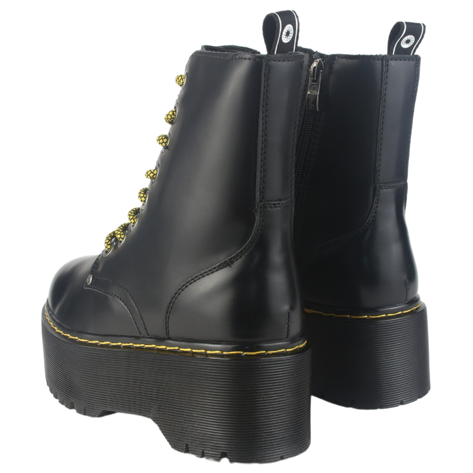 BOTÍN MUJER NEGRO CHALADA POOLH-11 MODA CASUAL - 6