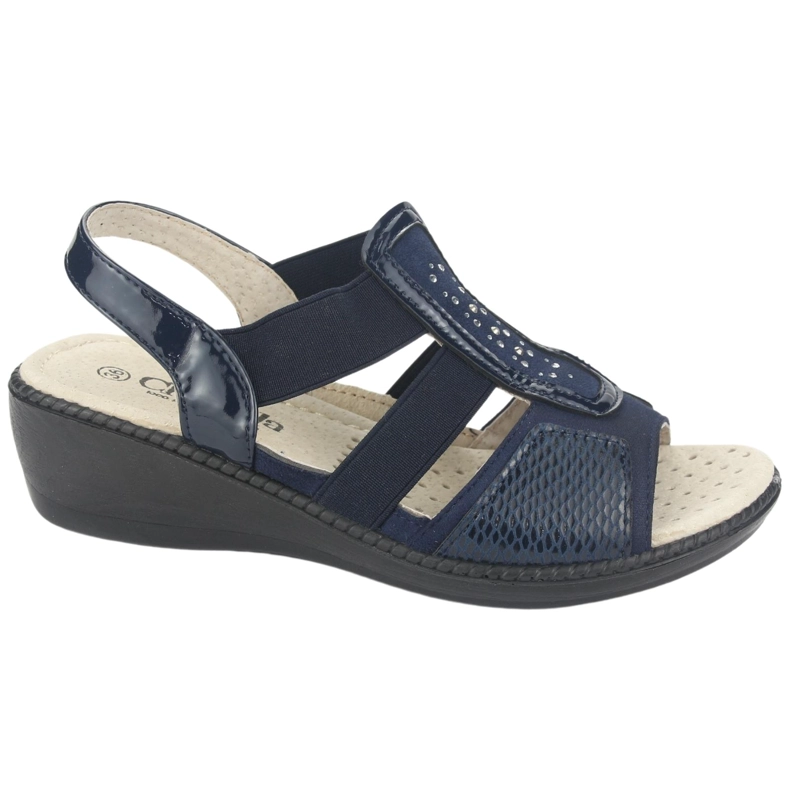 SANDALIAS MUJER CHALADA AZUL MARINO LUPE-4 CASUAL - 1