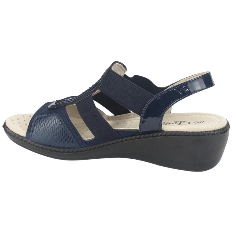 SANDALIAS MUJER CHALADA AZUL MARINO LUPE-4 CASUAL - 2