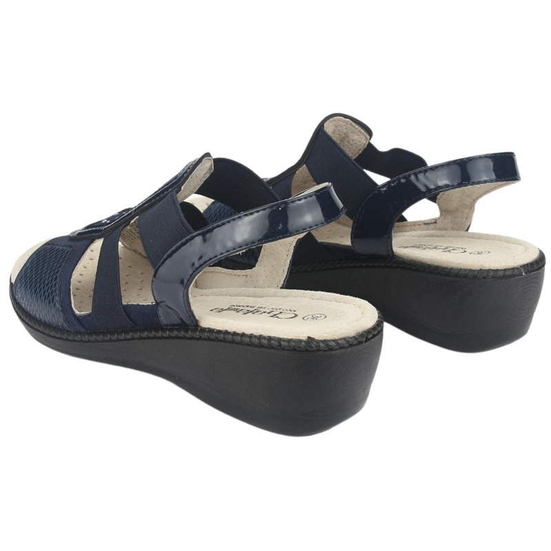 SANDALIAS MUJER CHALADA AZUL MARINO LUPE-4 CASUAL - 6