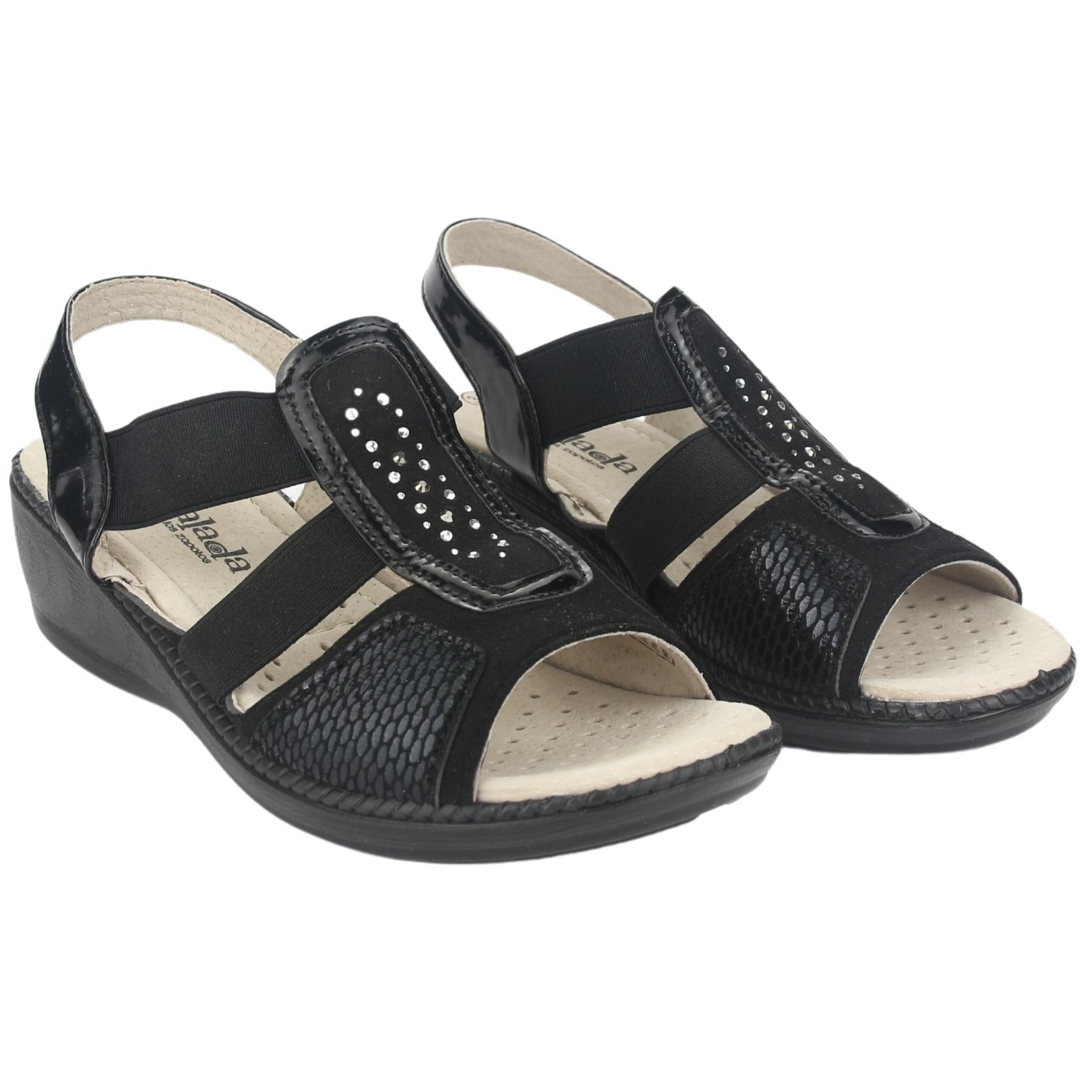 SANDALIAS MUJER CHALADA NEGRO LUPE-4 CASUAL - 4