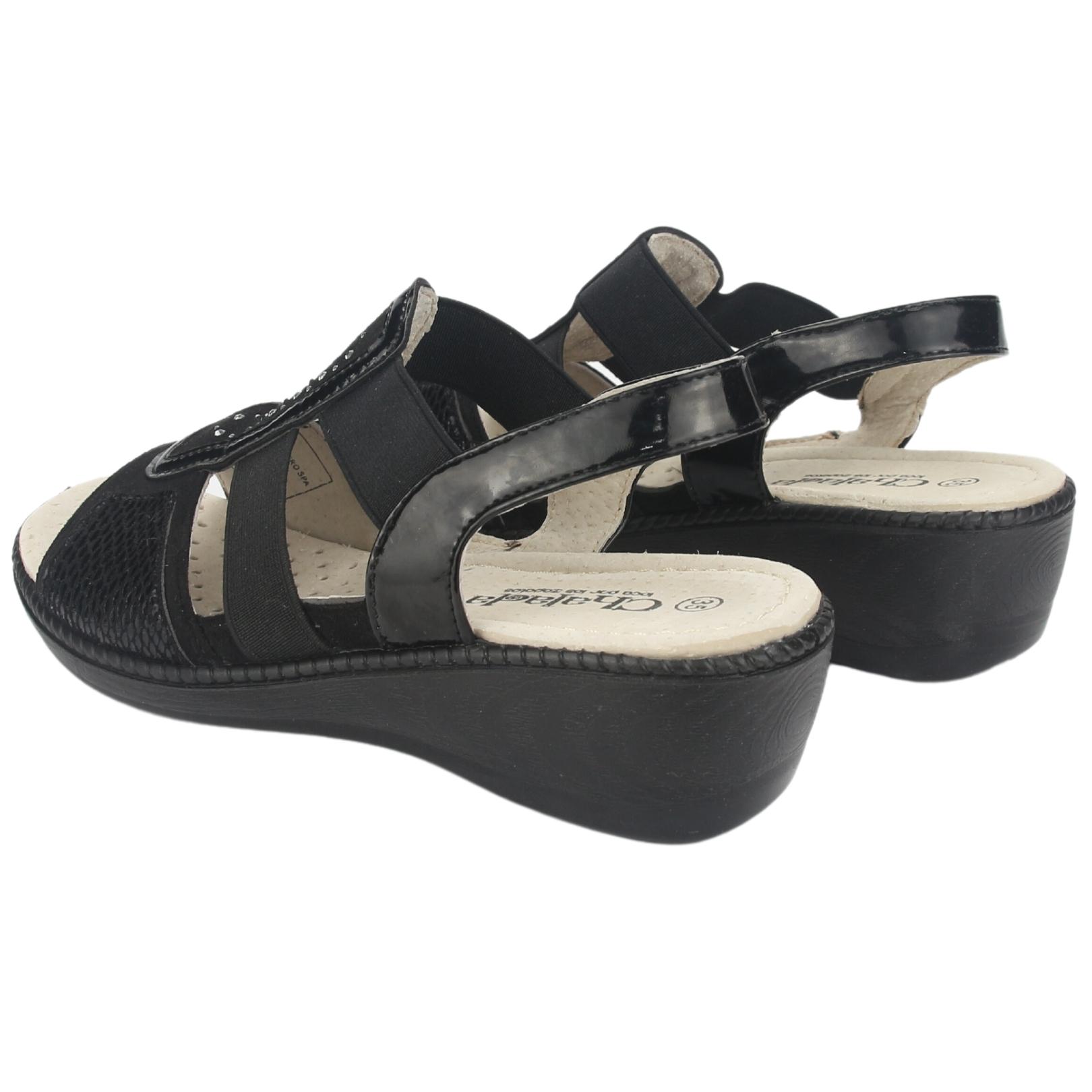 SANDALIAS MUJER CHALADA NEGRO LUPE-4 CASUAL - 5