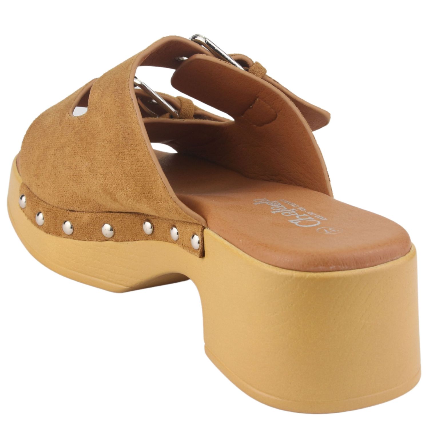 SANDALIAS MUJER CHALADA CAMEL WOODL-30 CASUAL - 4