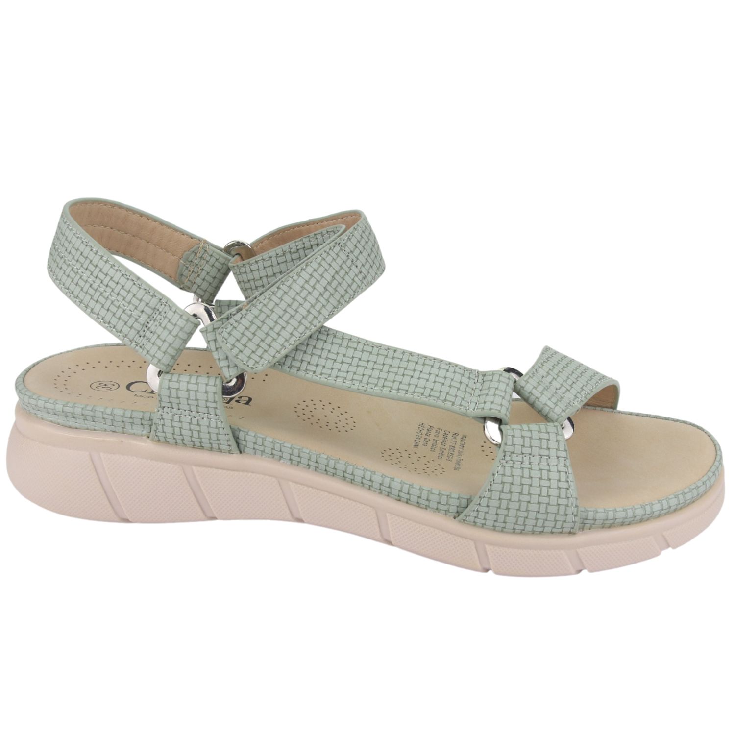 SANDALIAS MUJER CHALADA VERDE ELSA-15 CASUAL - 1
