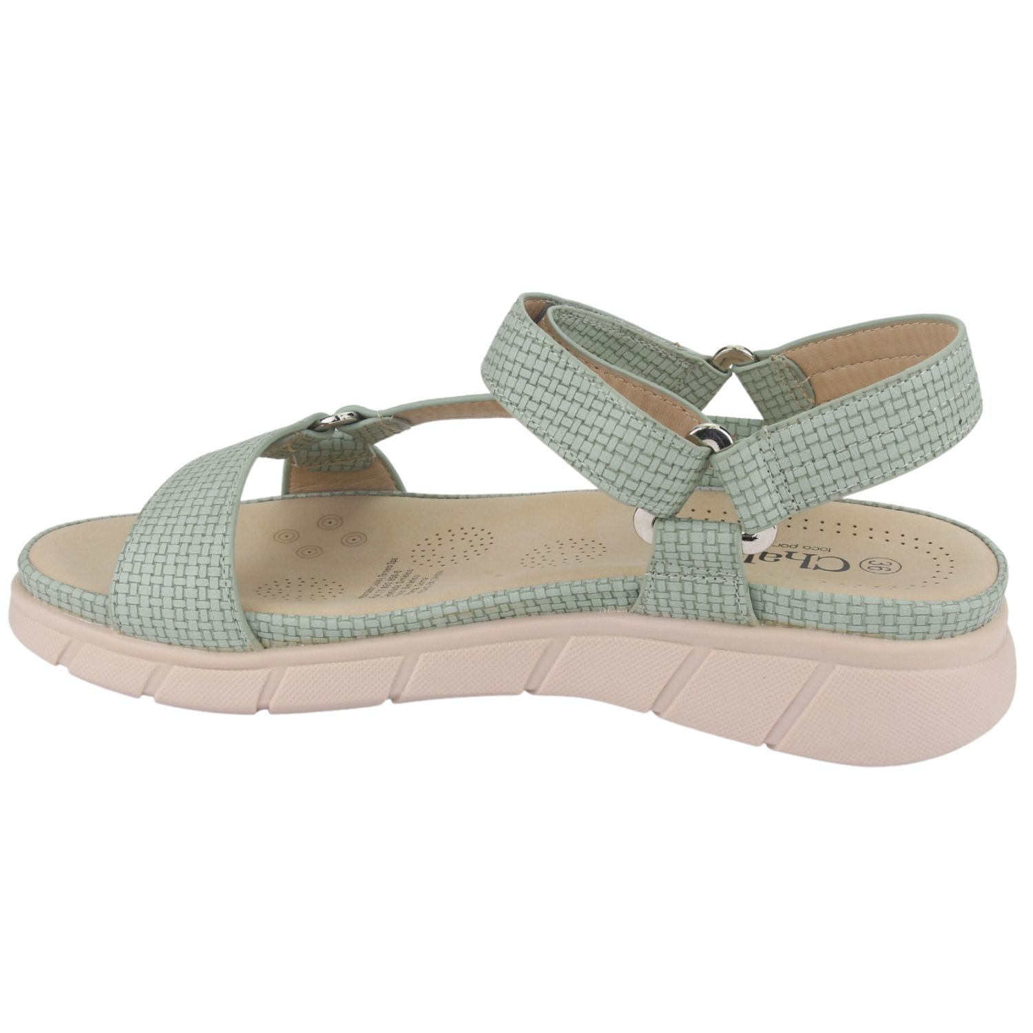 SANDALIAS MUJER CHALADA VERDE ELSA-15 CASUAL - 2