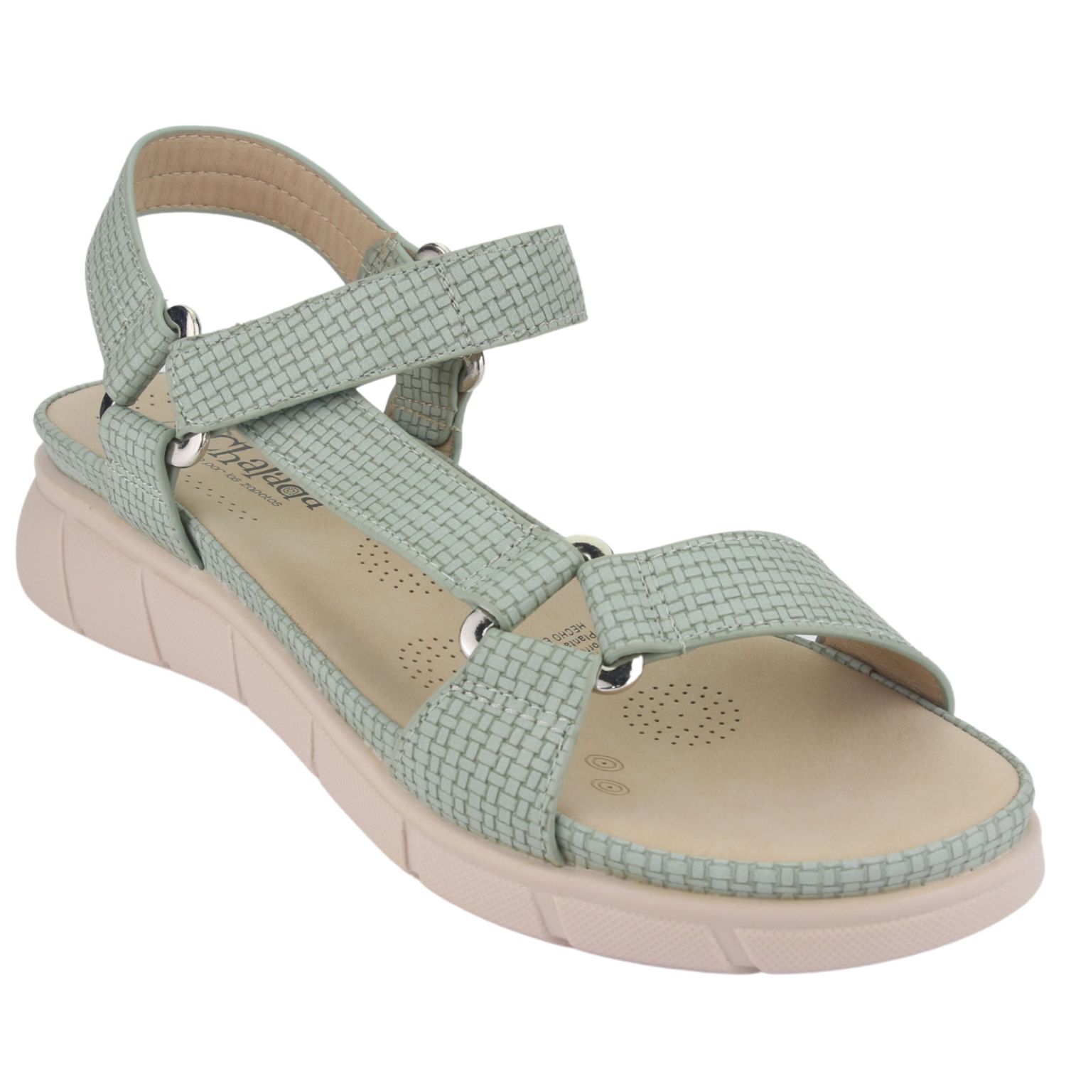 SANDALIAS MUJER CHALADA VERDE ELSA-15 CASUAL - 3