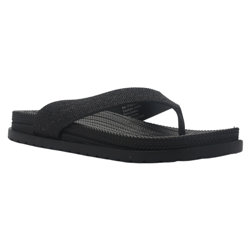 SANDALIAS MUJER CHALADA NEGRO BORA-5 CASUAL - 3