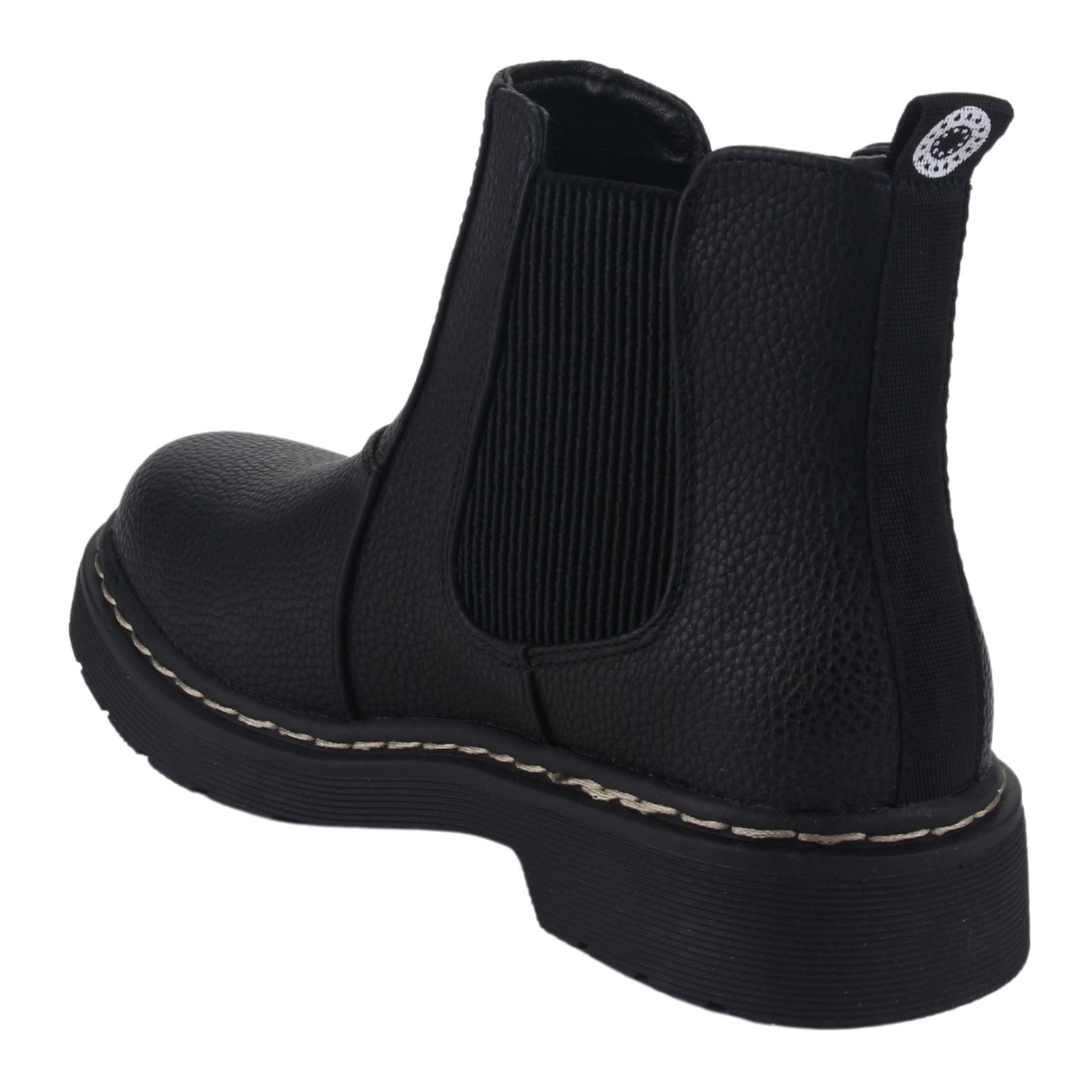 BOTIN CHALADA MUJER POOLL-23 NEGRO CASUAL - 4
