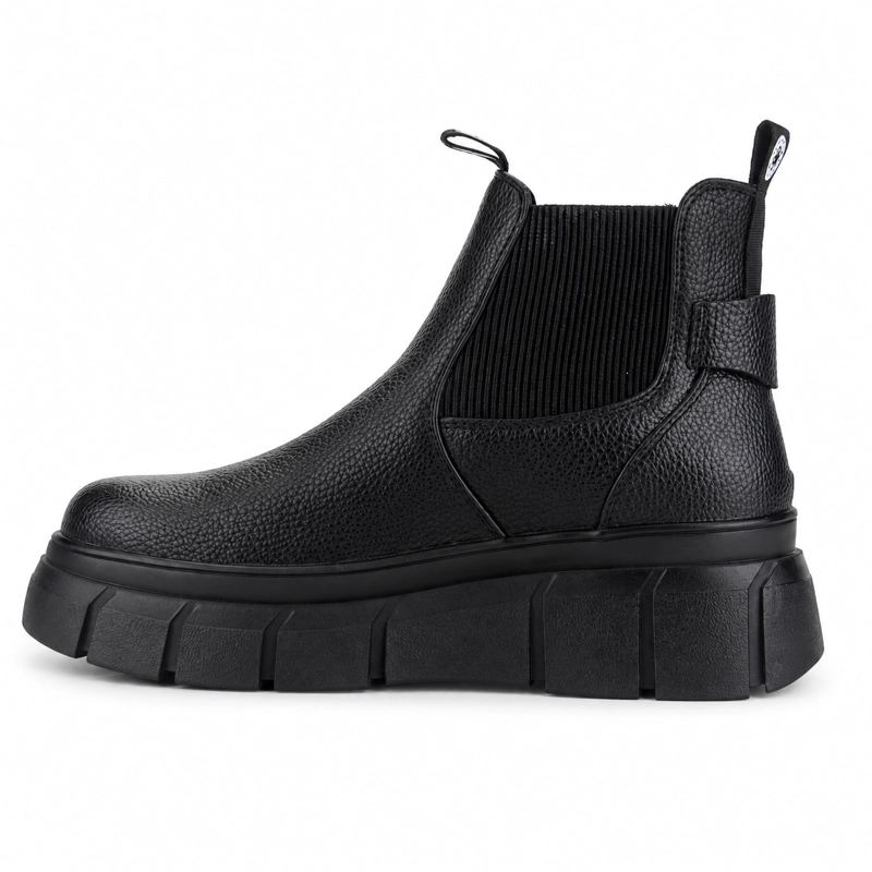 BOTIN CHALADA MUJER MICCA-1 NEGRO CASUAL - 2
