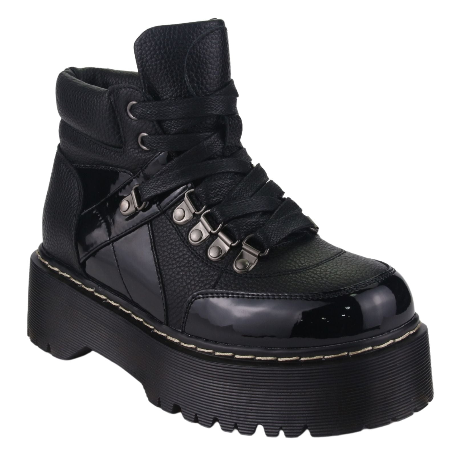 BOTIN CHALADA MUJER POOL-22 NEGRO CASUAL - 3