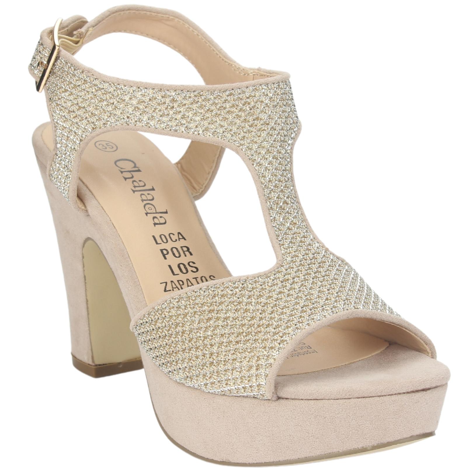 SANDALIA CHALADA MUJER COSIMO-15 BEIGE CASUAL - 3