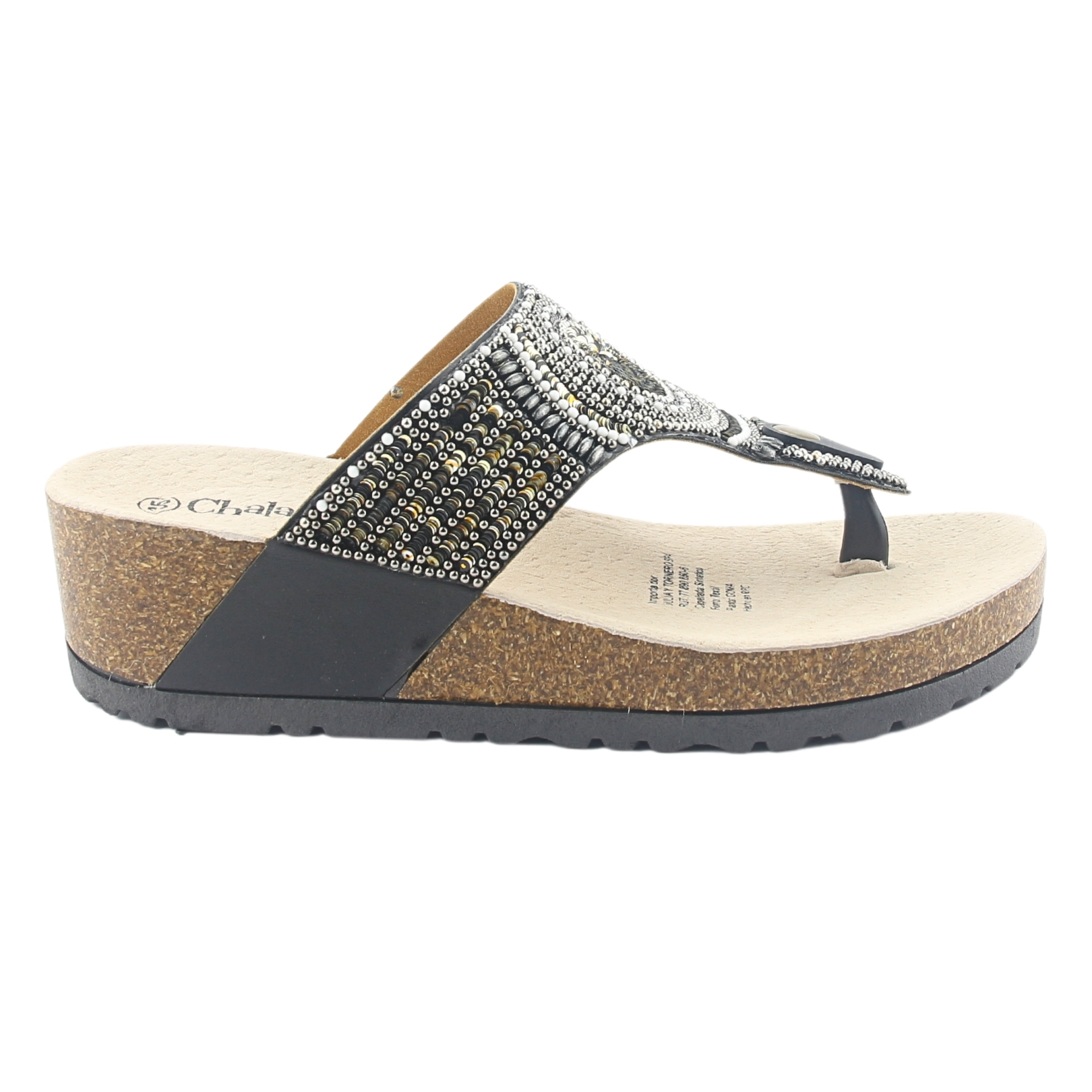 SANDALIAS MUJER CHALADA NEGRO DOIT-10 CASUAL - 1