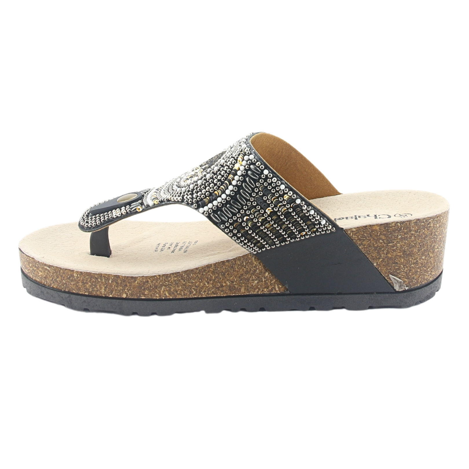 SANDALIAS MUJER CHALADA NEGRO DOIT-10 CASUAL - 2