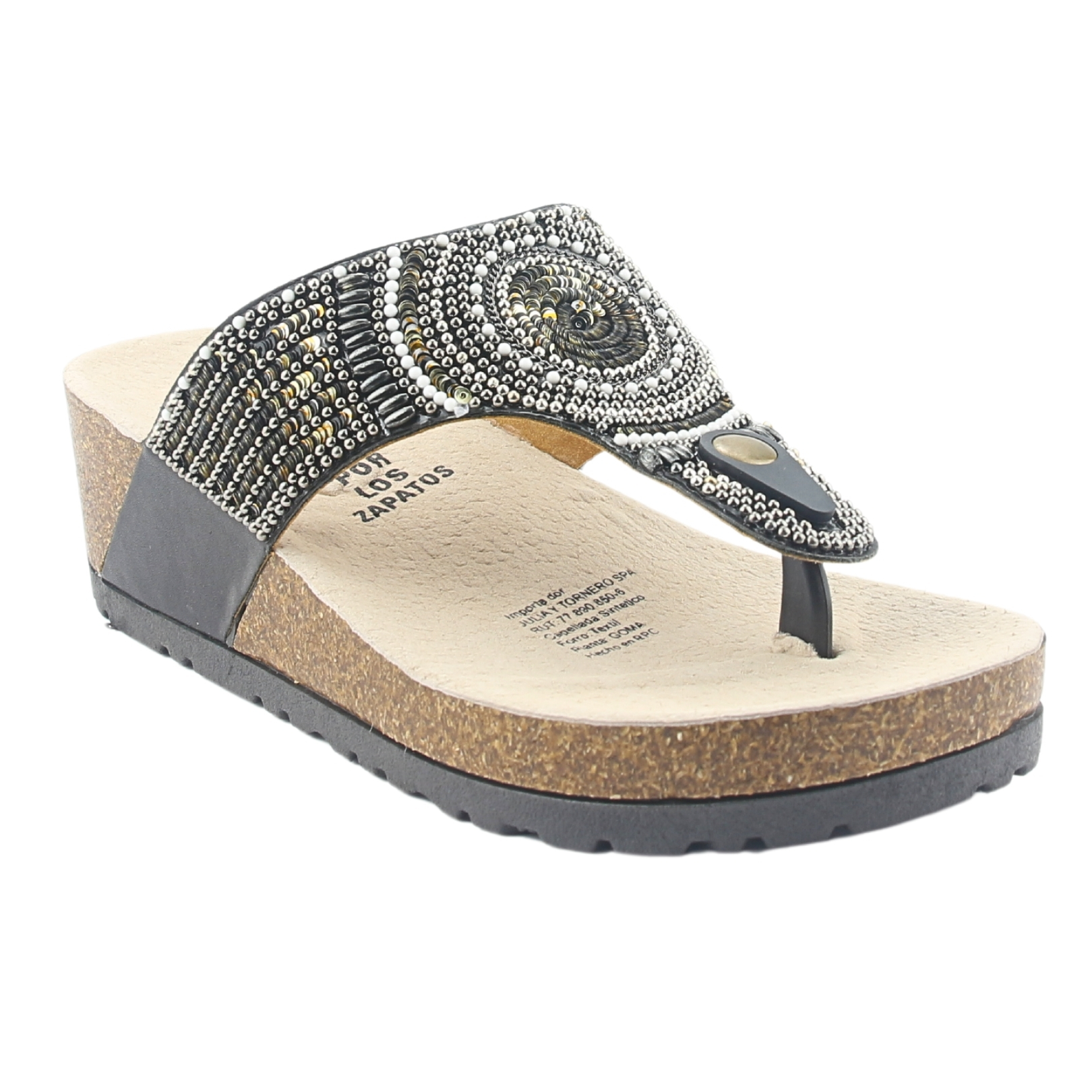 SANDALIAS MUJER CHALADA NEGRO DOIT-10 CASUAL - 4