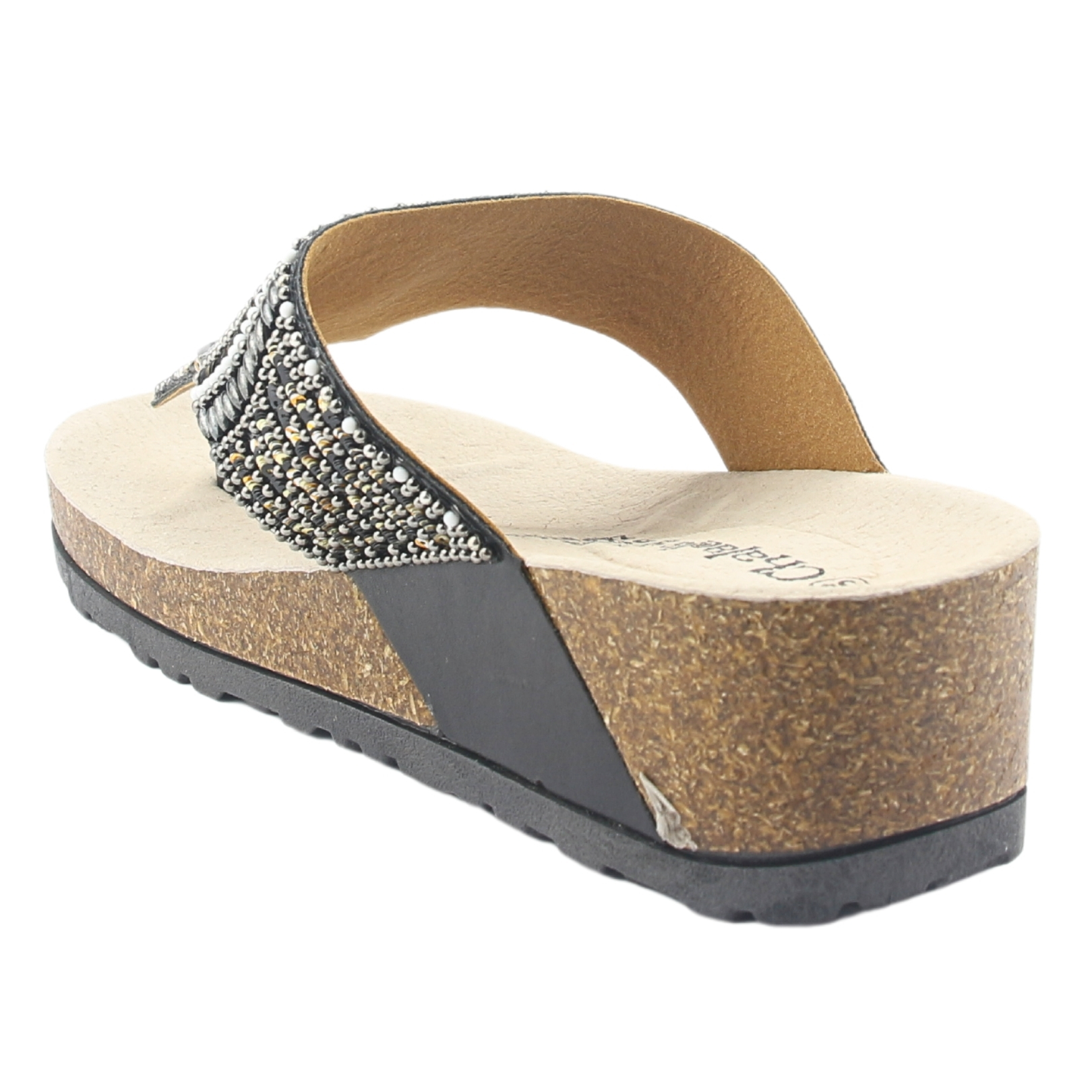 SANDALIAS MUJER CHALADA NEGRO DOIT-10 CASUAL - 5